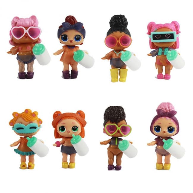 Set Of 8 LOL Surprise Dolls With Accessories Tech Import World