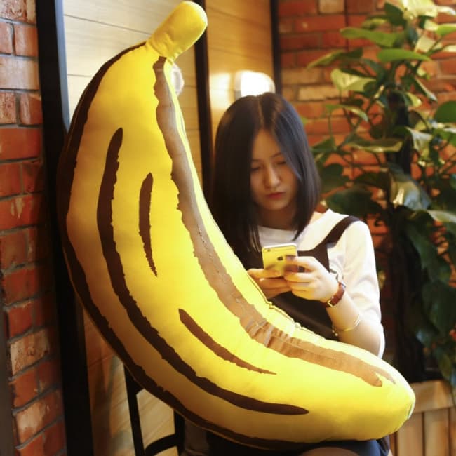 banana plush pillow